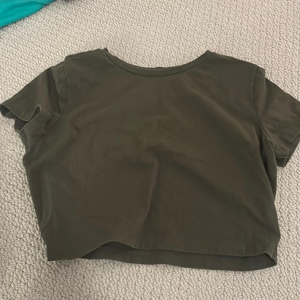 wild fable crop top green xl